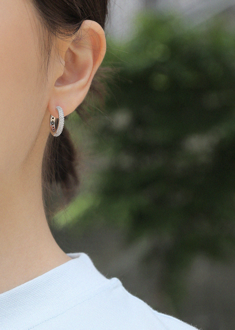 Diamond Summer One Touch Earrings 18K 다이아몬드 썸머 원터치 귀걸이